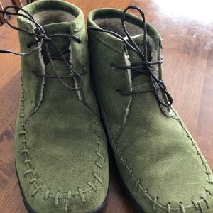 Ladies green Merrells